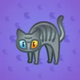 Scared Cat #2794 Scared Cat #2794