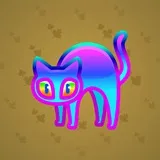 Scared Cat #2825 Scared Cat #2825