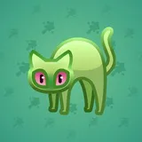 Scared Cat #2923 Scared Cat #2923
