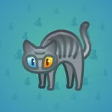 Scared Cat #2972 Scared Cat #2972