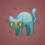 Scared Cat #3116 Scared Cat #3116