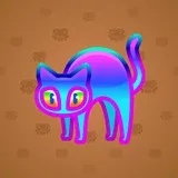 Scared Cat #3160 Scared Cat #3160