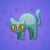 Scared Cat #3217 Scared Cat #3217