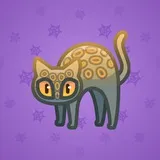 Scared Cat #3265 Scared Cat #3265