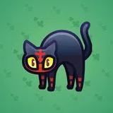 Scared Cat #3386 Scared Cat #3386