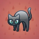 Scared Cat #3528 Scared Cat #3528