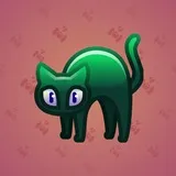 Scared Cat #3616 Scared Cat #3616