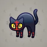 Scared Cat #3671 Scared Cat #3671