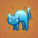 Scared Cat #3683 Scared Cat #3683