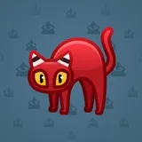 Scared Cat #3767 Scared Cat #3767