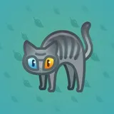 Scared Cat #3793 Scared Cat #3793