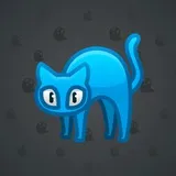Scared Cat #3833 Scared Cat #3833