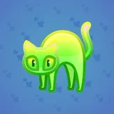 Scared Cat #3842 Scared Cat #3842