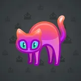 Scared Cat #3884 Scared Cat #3884