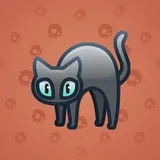 Scared Cat #3966 Scared Cat #3966