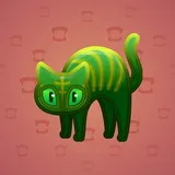 Scared Cat #3980 Scared Cat #3980