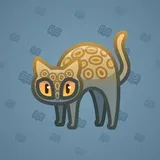 Scared Cat #3992 Scared Cat #3992