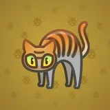 Scared Cat #4016 Scared Cat #4016