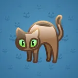 Scared Cat #4032 Scared Cat #4032