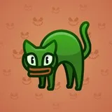 Scared Cat #4068 Scared Cat #4068