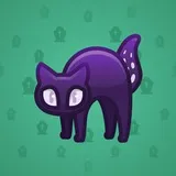 Scared Cat #4117 Scared Cat #4117