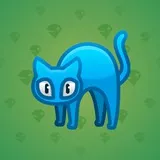 Scared Cat #4132 Scared Cat #4132