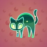 Scared Cat #4205 Scared Cat #4205