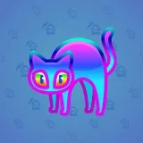 Scared Cat #4220 Scared Cat #4220