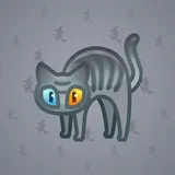 Scared Cat #4305 Scared Cat #4305