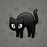 Scared Cat #4417 Scared Cat #4417