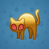 Scared Cat #4453 Scared Cat #4453