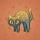 Scared Cat #4488 Scared Cat #4488