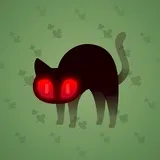 Scared Cat #4497 Scared Cat #4497