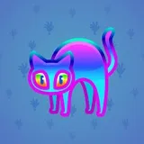 Scared Cat #4507 Scared Cat #4507