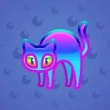 Scared Cat #4608 Scared Cat #4608