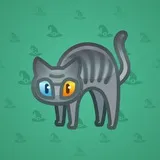 Scared Cat #4632 Scared Cat #4632
