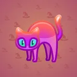 Scared Cat #4850 Scared Cat #4850