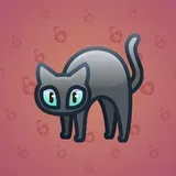 Scared Cat #4894 Scared Cat #4894