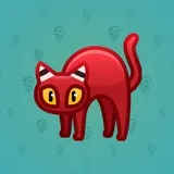 Scared Cat #4967