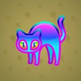 Scared Cat #4977 Scared Cat #4977