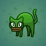Scared Cat #5028 Scared Cat #5028