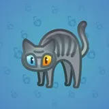 Scared Cat #5052 Scared Cat #5052