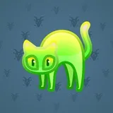 Scared Cat #5086 Scared Cat #5086