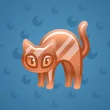 Scared Cat #5122 Scared Cat #5122