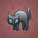 Scared Cat #5154 Scared Cat #5154