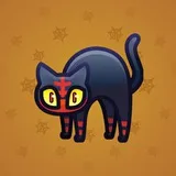 Scared Cat #5185 Scared Cat #5185