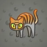 Scared Cat #5250 Scared Cat #5250