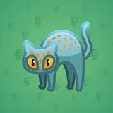 Scared Cat #5253 Scared Cat #5253
