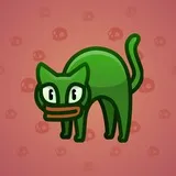 Scared Cat #5455 Scared Cat #5455