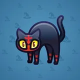Scared Cat #5457